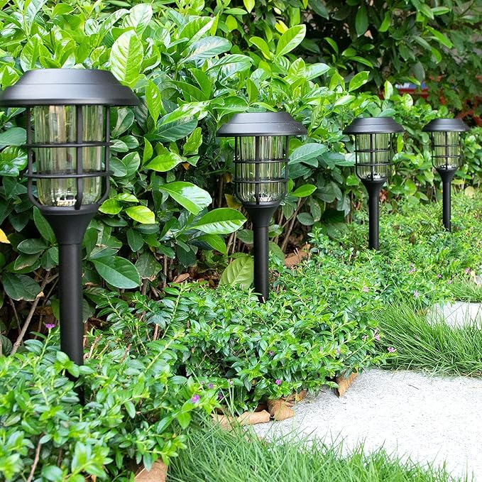 Outdoor Solar Floor Lamp | Stainless Steel & Glass | Weatherproof Lantern Style | Garden Path