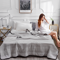 Cooling Blanket | Cooling Fabric & Polyester Blend | Pleated Texture | Bedroom Comfort