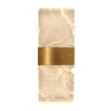 Acrylic Wall Lamp with Cloud Pattern, Warm Light