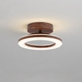 Ceiling Light | Acrylic & Walnut Wood | LED Light Strip | Living Room Accent