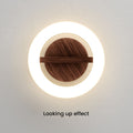 Ceiling Light | Acrylic & Walnut Wood | LED Light Strip | Living Room Accent