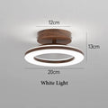 Ceiling Light | Acrylic & Walnut Wood | LED Light Strip | Living Room Accent