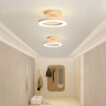Ceiling Light | Acrylic & Walnut Wood | LED Light Strip | Living Room Accent