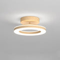 Ceiling Light | Acrylic & Walnut Wood | LED Light Strip | Living Room Accent