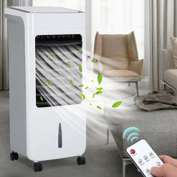 Portable Evaporative Air Cooler with Remote Control & 6L Tank