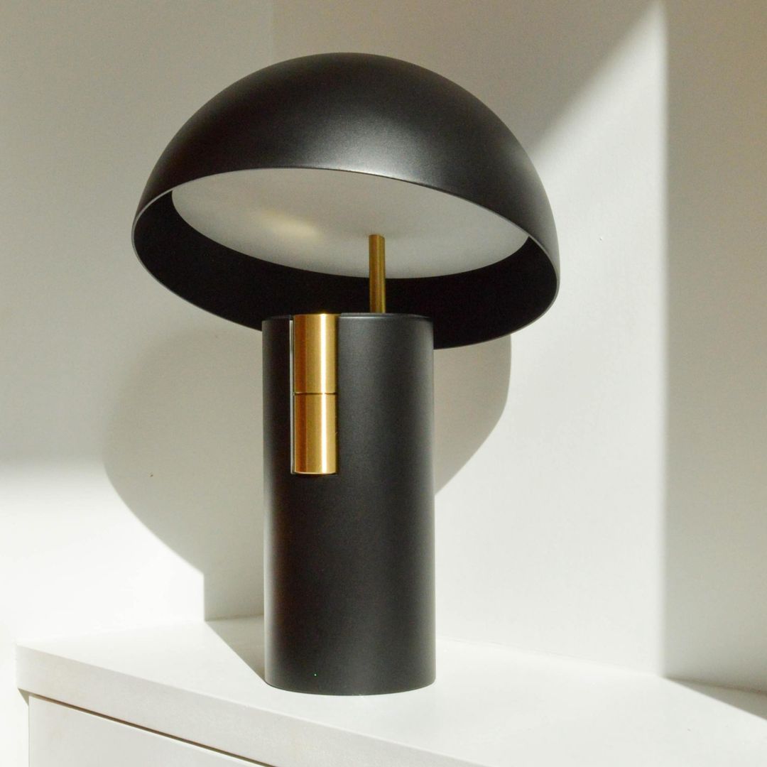 Modern Minimalist Avo Table Lamp with Dome Shade and Adjustable LED Light