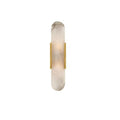 Wall Sconce | Marble & Antique Brass | Oval Marble Diffuser | Living Room Accent