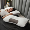 Support Pillow | Textured Memory Foam & Polyester | Contoured Massaging Surface | Bedside Comfort