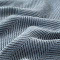 Blanket | Chenille | Herringbone Pattern & Tassel Edges | Living Room Accent