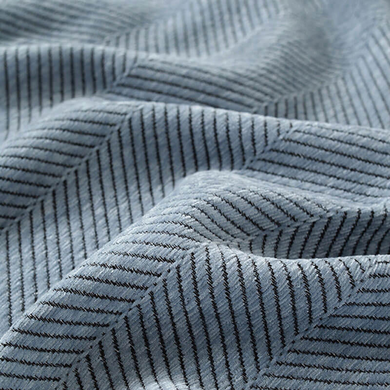 Blanket | Chenille | Herringbone Pattern & Tassel Edges | Living Room Accent