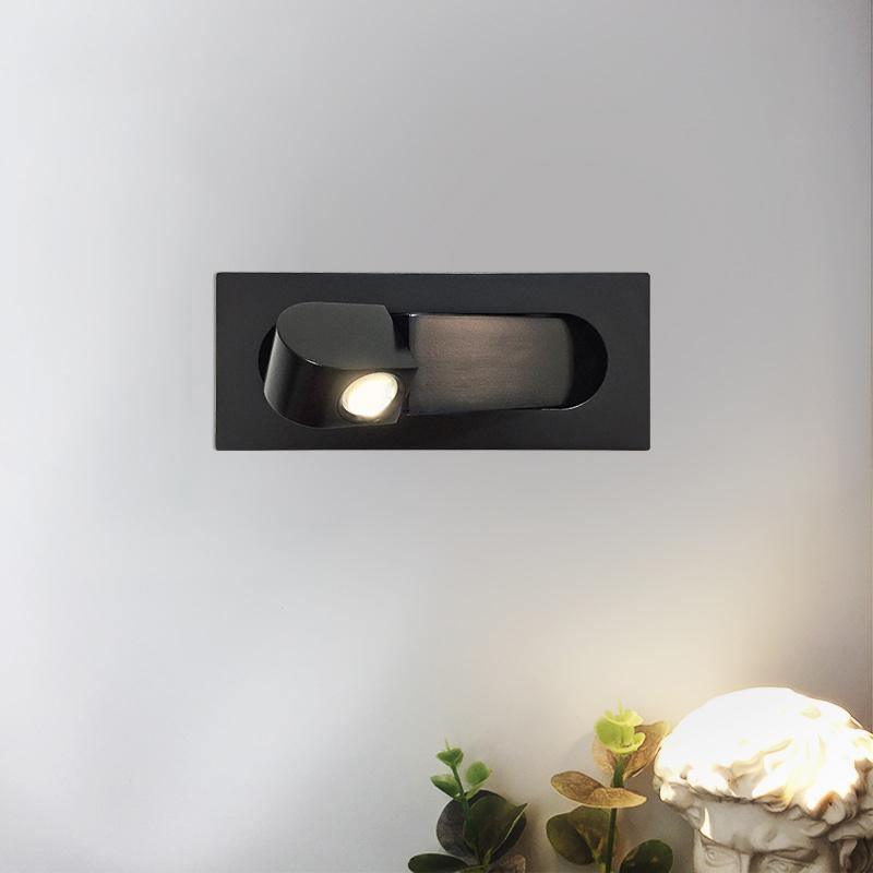 Modern Minimalist LED Wall-Mounted Adjustable Reading Lamp