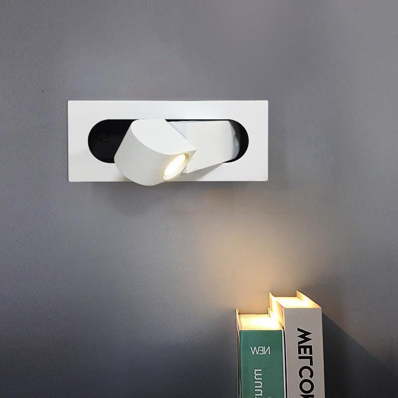 Modern Minimalist LED Wall-Mounted Adjustable Reading Lamp