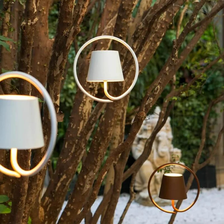 Modern Minimalist LED Pendant Lamp with Touch Dimmer & USB Rechargeable