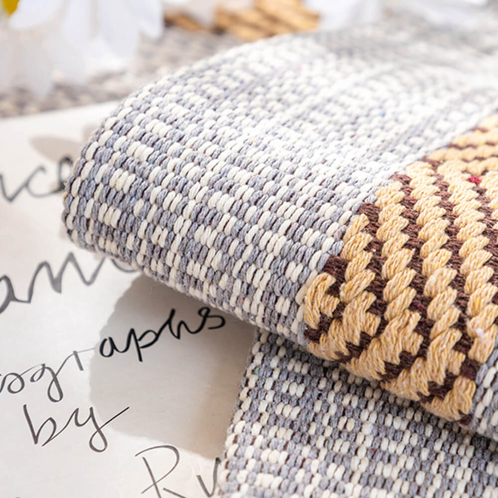 Couch Cover | Cotton & Linen | Textured Weave | Living Room Cozy