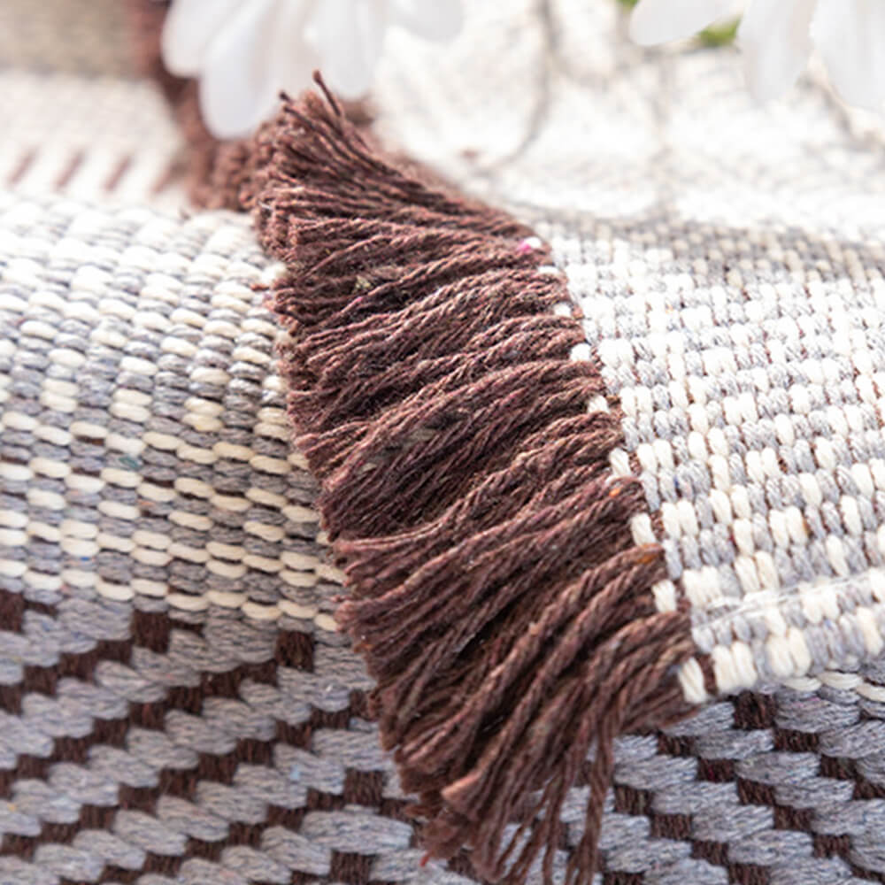 Couch Cover | Cotton & Linen | Textured Weave | Living Room Cozy