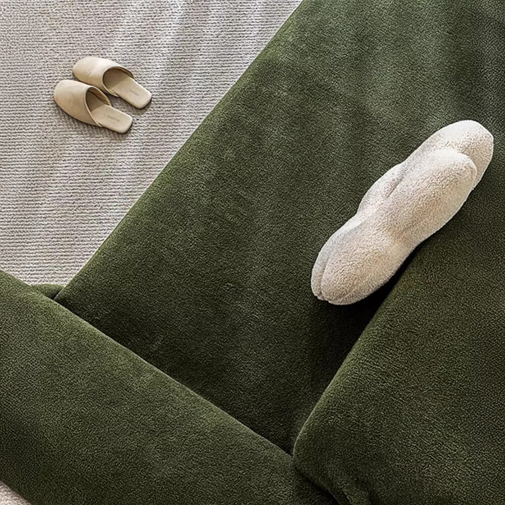 Sofa Cover | Plush Fabric & Waterproof Lining | Luxuriously Soft Texture | Living Room Accent