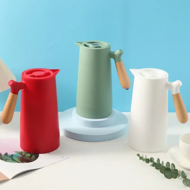 NordicTherm Stainless Steel Insulated Thermos Pitcher - Modern Minimalist Design