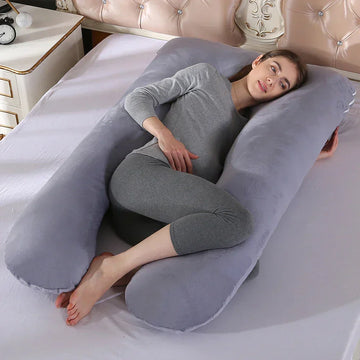 U-Shaped Maternity Pillow – Ergonomic Full Body Support for Pregnancy