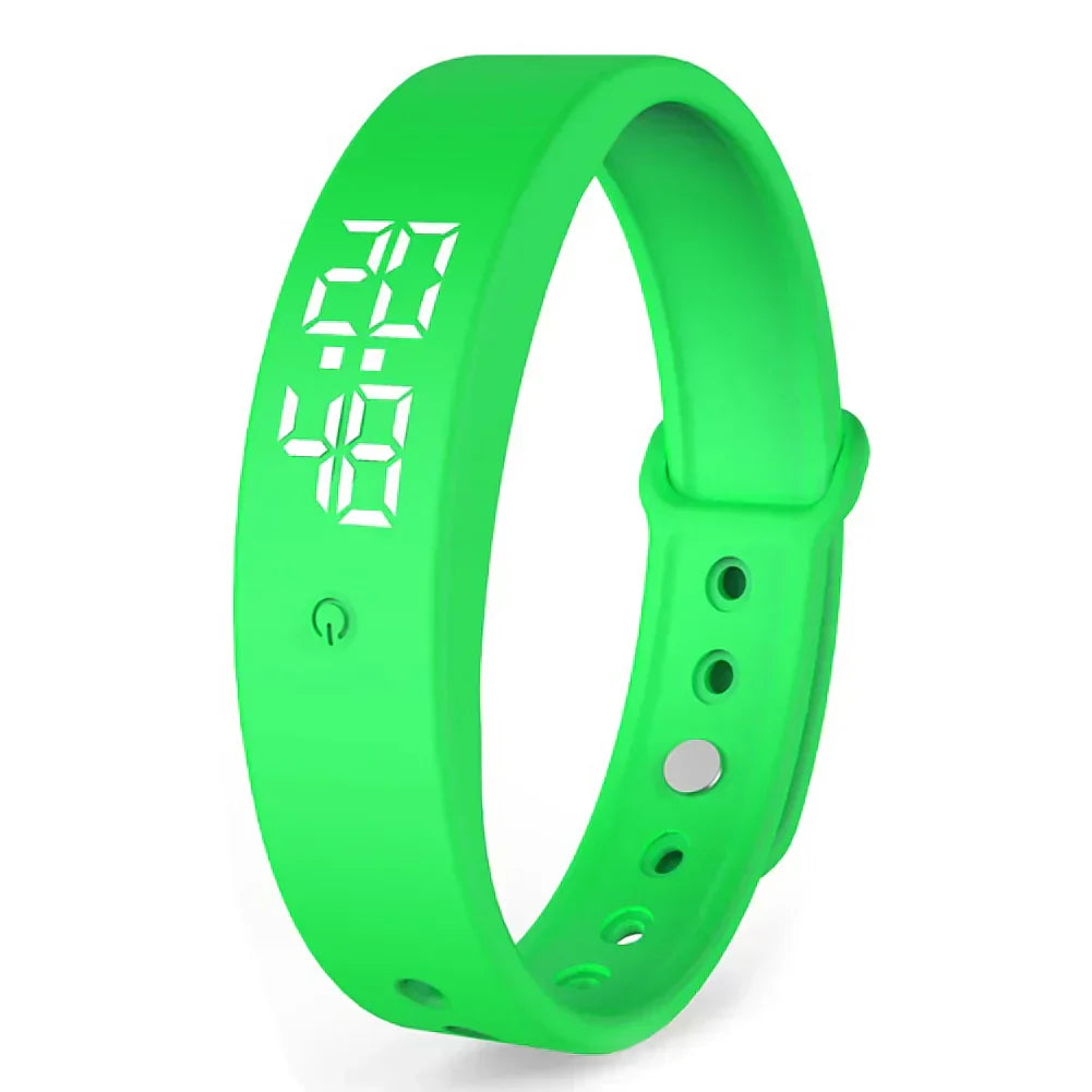 Waterproof Smartwatch with Vibration Alert & Fitness Tracking