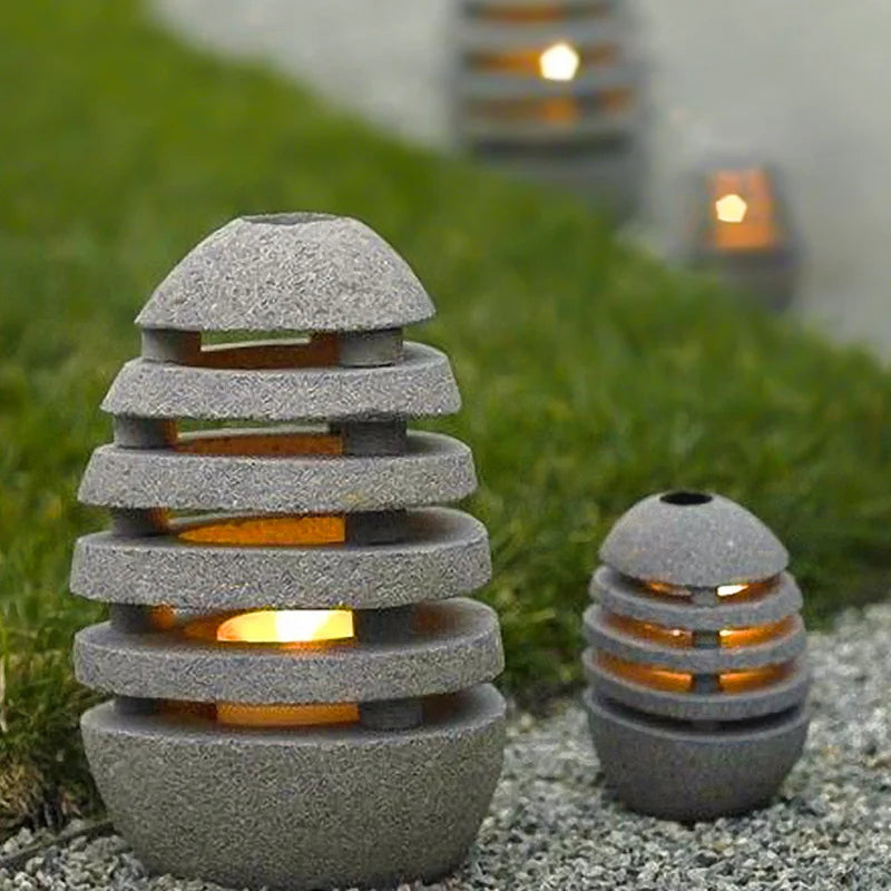 Modern Japanese Style LED Garden Lamp with 50,000-Hour Lifespan