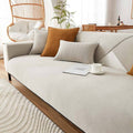 Couch Cover | Chenille Fabric | Herringbone Pattern & Waterproof | Living Room