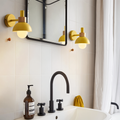 Wall Lamp | Wood & Matte Metal | Pull Switch | Living Room Accent