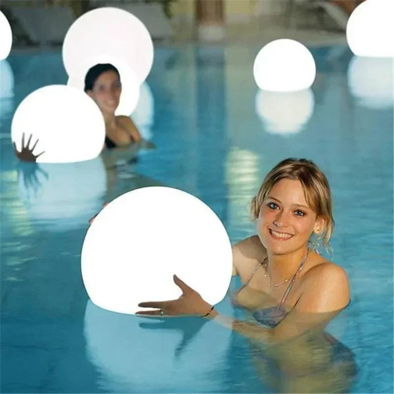 Waterproof LED Sphere Lamp with Remote Control for Indoor/Outdoor Decor