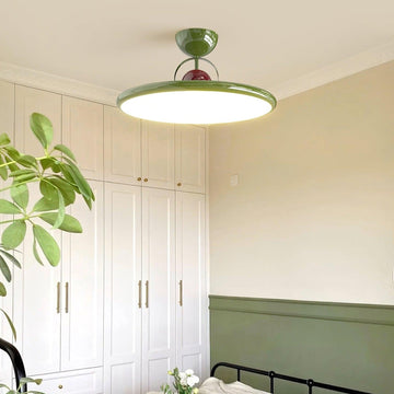 Modern Semi-Flush Mount Ceiling Light with Integrated LED