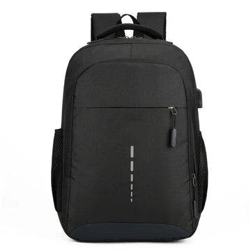 Men's Waterproof Anti-Theft Backpack with USB Charging Port