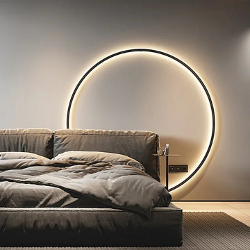 Minimalist Circular LED Wall Light – Modern Sleek Design for Ambient Lighting