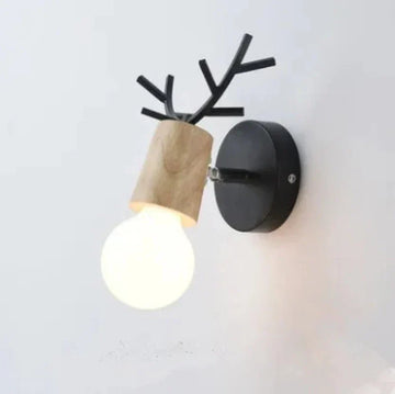 Modern Antler Wall Light – Nature-Inspired Resin & Metal Sconce with Matte Finish