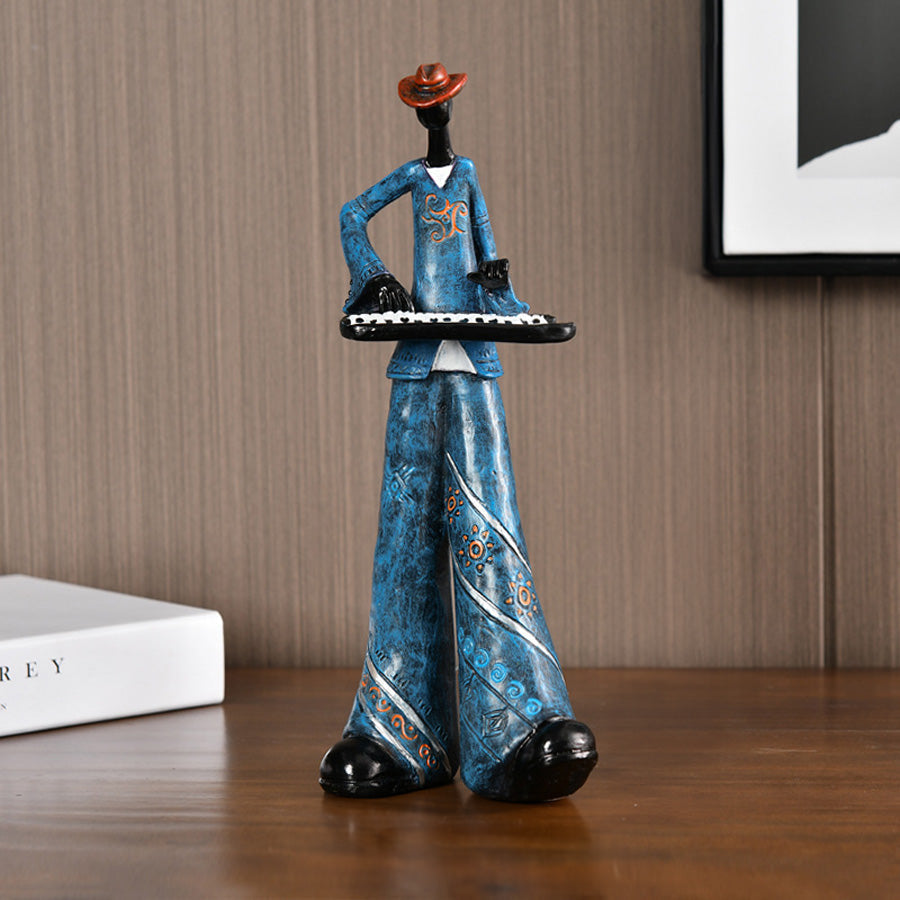 Figurine | Resin | Vivid Colors & Elaborate Detailing | Living Room Accent
