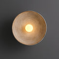 Wall Lamp | Wood & Glass | Concentric Ring Design | Living Room Accent