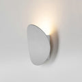 Wall Sconce | Matte Black Metal & Diffuse Glass | Oval Shape | Modern Minimalist Spaces