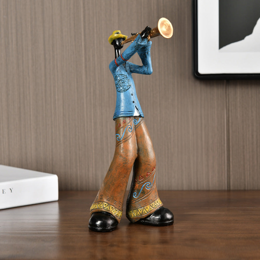 Figurine | Resin | Vivid Colors & Elaborate Detailing | Living Room Accent