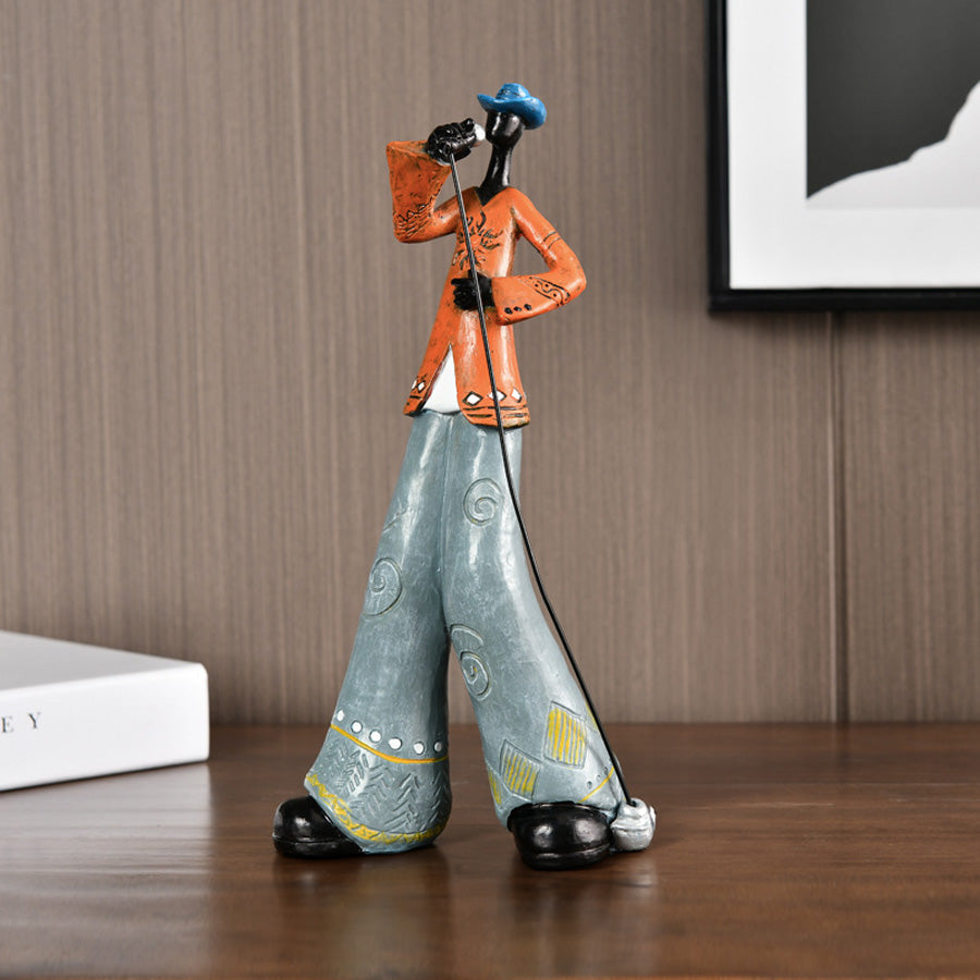 Figurine | Resin | Vivid Colors & Elaborate Detailing | Living Room Accent