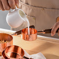 Measuring Set | Solid Oak & Stainless Steel | Ergonomic Handles | Gourmet Kitchen Use