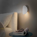 Wall Sconce | Matte Black Metal & Diffuse Glass | Oval Shape | Modern Minimalist Spaces