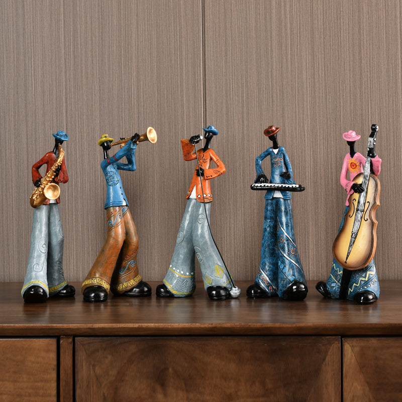 Figurine | Resin | Vivid Colors & Elaborate Detailing | Living Room Accent