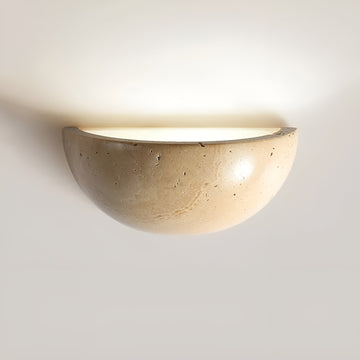 Semi-Circular LED Wall Sconce - Wabi-Sabi Minimalist ZenGlow Design