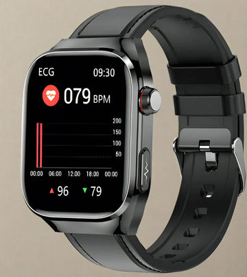 Smartwatch with ECG & Blood Sugar Monitor, Waterproof Fitness Tracker