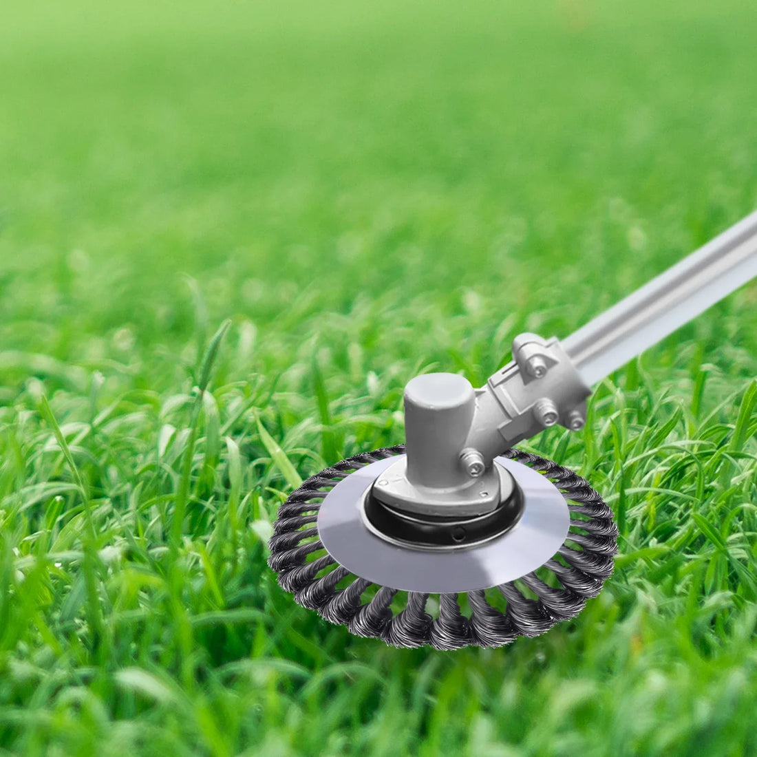 Steel Wire Trimmer Head for Efficient Weed Removal – Durable Garden Tool Attachment