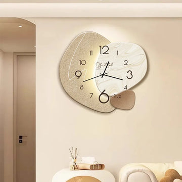 Decorative Wall Clock Modern Design 12-Inch Silent Quartz