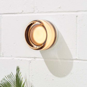 Modern Dimpled Wall Sconce – Metal Light Fixture