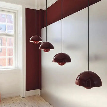 Danish Floral Pendant Light - Modern Minimalist Design, Elegant Home Decor