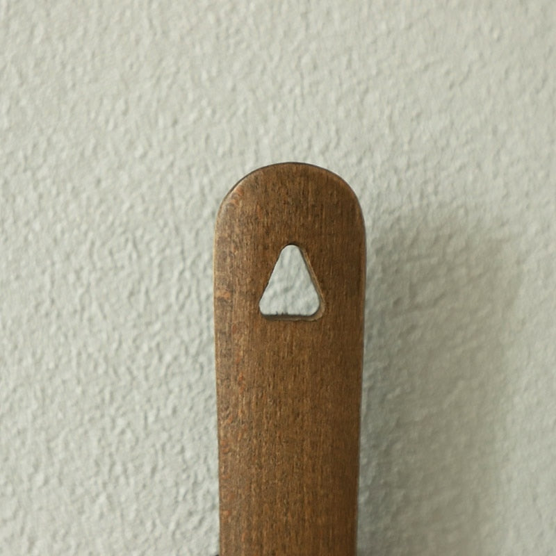 Shoehorn | Natural Wood | Long Handle & Magnetic Mount | Entryway Organizer
