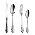 Cutlery Set | Gold-Colored Stainless Steel | Intricate Ornate Detailing | Lavish Dinner Settings