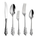 Cutlery Set | Gold-Colored Stainless Steel | Intricate Ornate Detailing | Lavish Dinner Settings