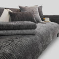 Couch Cover | Chenille | Scratch-Resistant Ribbed Texture | Living Room Decor