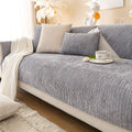 Couch Cover | Chenille | Scratch-Resistant Ribbed Texture | Living Room Decor